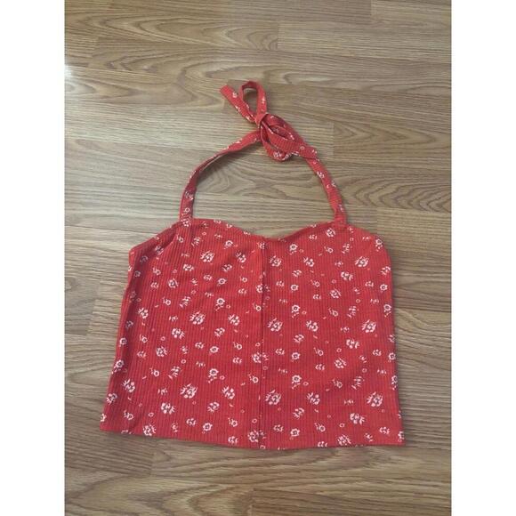 Floral Pacsun Crop Top Size Medium - Picture 1 of 5